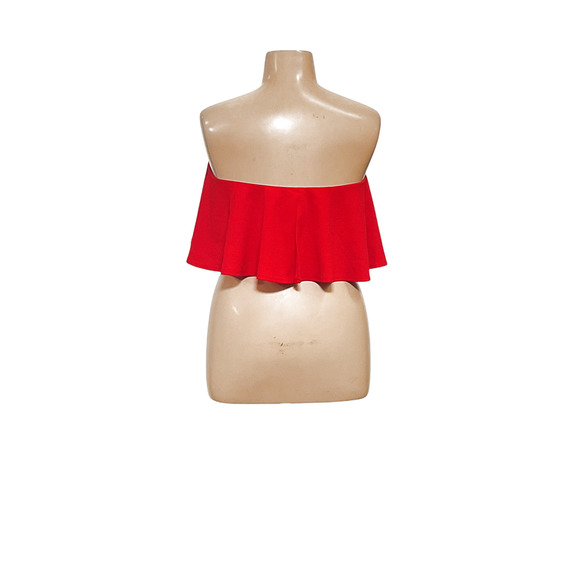 Fashion Nova Red Blouse - Size 1X - Picture 2 of 4